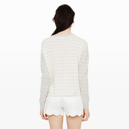 Club Monaco Color Grey Melynda Cashmere Sweater In Size L