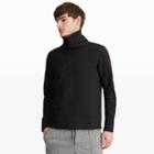 Club Monaco Color Black Funnel-neck Sweatshirt