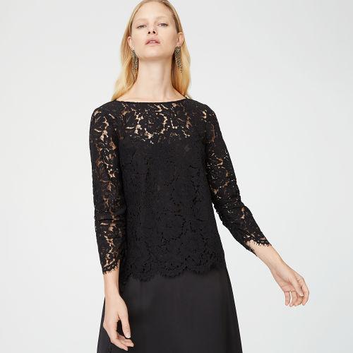 Club Monaco Color Black Giovannah Top