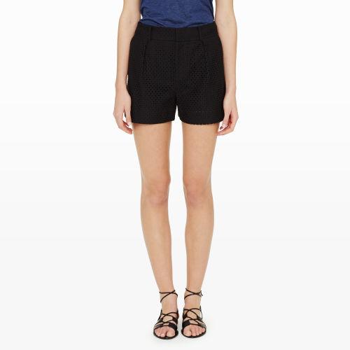 Club Monaco Color Black Pergie Lace Shorts