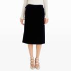 Club Monaco Color Midnight Navy Linzy Velvet Skirt