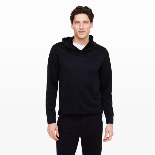 Club Monaco Color Black Mesh Hoodie