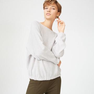 Club Monaco Light Heather Grey Mogan Sweater