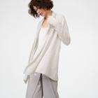 Club Monaco Light Heather Grey Cristina Cashmere Cardigan