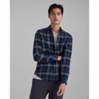 Club Monaco Open Plaid Flannel Shirt