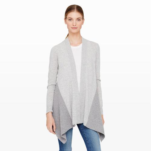 Club Monaco Color Grey Periella Cashmere Wrap In Size Xs/s