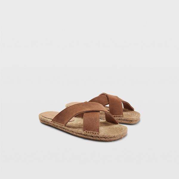 Club Monaco Castaner Suede Slides