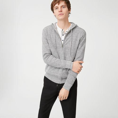 Club Monaco Raised Stripe Hoodie