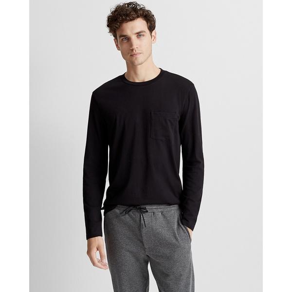 Club Monaco Black Williams Long-sleeve Crew