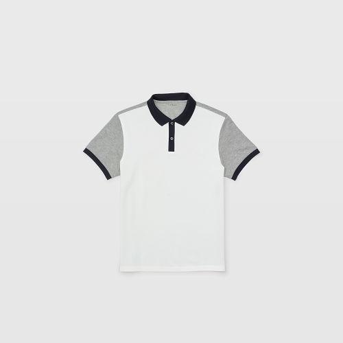 Rb Color Blue Colorblock Polo