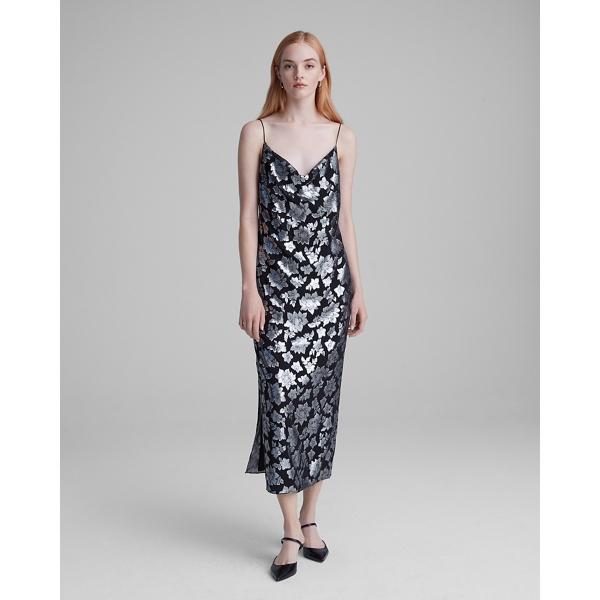 Club Monaco Jacquard Slip Dress