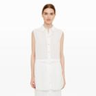 Club Monaco Collection Color White Ellise Drawstring Top