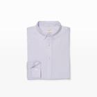 Club Monaco Color Lavender Slim Linen Shirt