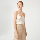 Club Monaco Champagne Haldys Silk Tank