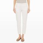 Club Monaco Ivory Ali Textured Crop Pant