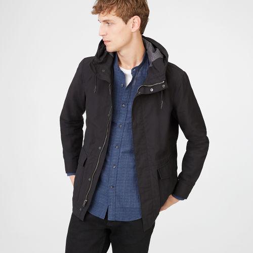 Club Monaco Color Black Mid-length Jacket