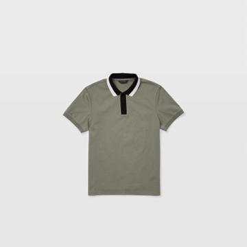 Club Monaco Blocked Collar Polo