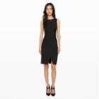 Club Monaco Color Black Lizeth Sheath Wrap Dress