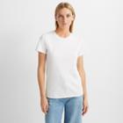 Club Monaco Pure White/soot Black Leary Tee
