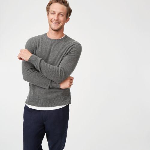 Club Monaco Cashmere Button Crew