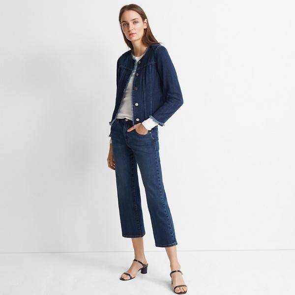 Club Monaco Indigo Elanie Denim Jacket