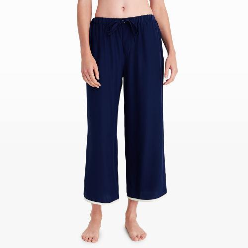 Sleepy Jones Color Blue Sleepy Jones Silk Culottes