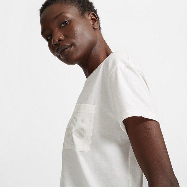 Club Monaco Jasmine Cream Tykina Pocket Tee