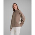 Club Monaco Cashmere Double Face Mockneck Sweater