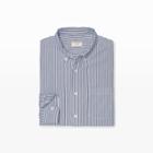 Club Monaco Color Blue Slim Stripe Shirt