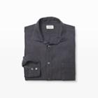 Club Monaco Color Black Hartford Linen Shirt