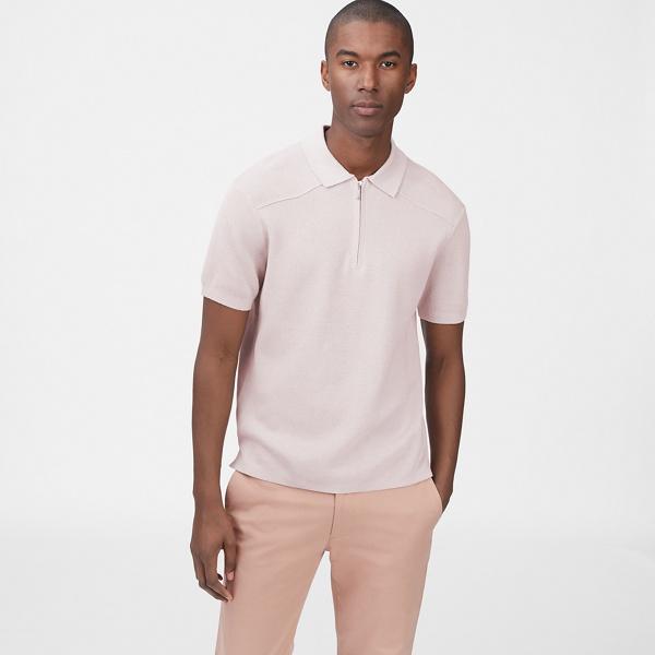 Club Monaco Light Pink Milano Polo
