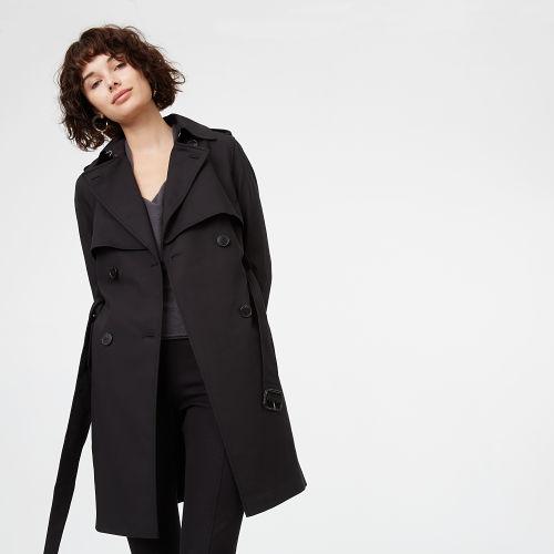 Club Monaco Color Black Aldrina Trench