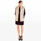 Club Monaco Color White Poella Faux-fur Vest