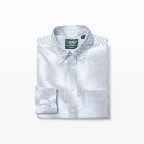 Club Monaco Color Blue Gitman Stripe Oxford