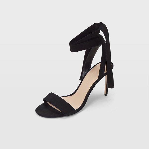 Club Monaco Black Corla Suede Heel