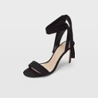 Club Monaco Black Corla Suede Heel