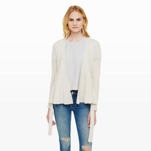 Club Monaco Color White Evelina Cashmere Cardigan