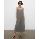 Club Monaco Pleated V-neck Dress
