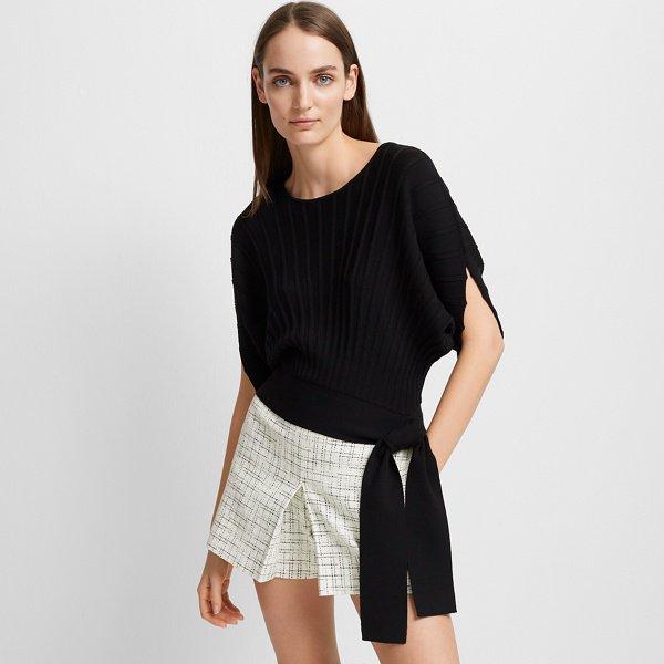 Club Monaco Black Armadilla Merino Sweater