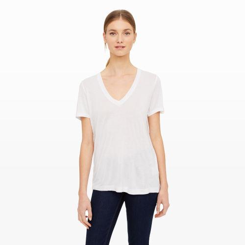 Club Monaco Color White Seona Tee