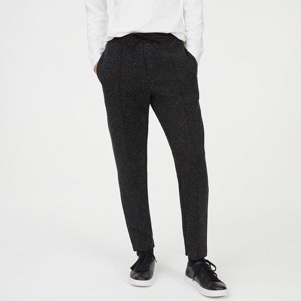 Club Monaco Black Mix Donegal Sweatpant