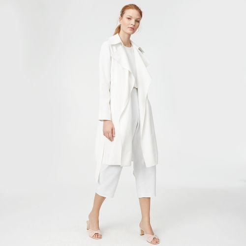 Club Monaco Color White Elila Trench