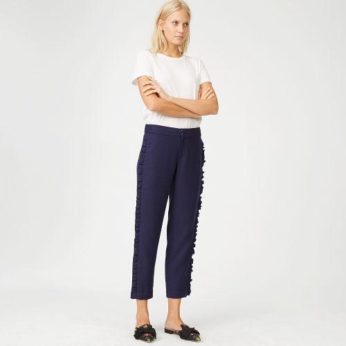 Club Monaco Color Baroque Blue Rotheo Pant