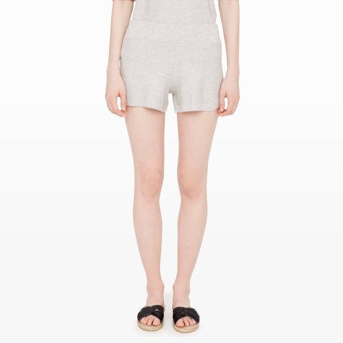 Club Monaco Color Grey Seanell Cashmere Shorts