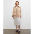 Club Monaco Mixed Media Moto Jacket