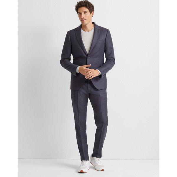Club Monaco Navy Grant Wool Flannel Blazer