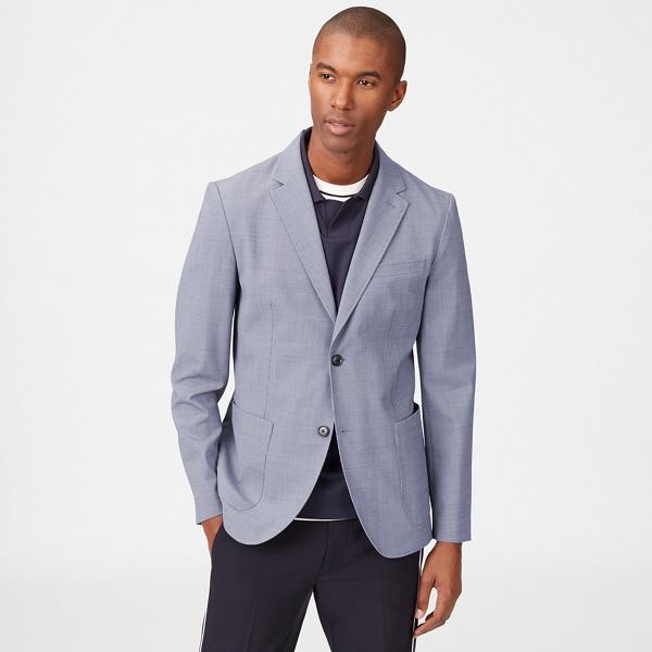 Club Monaco Light Blue Grant Unlined Blazer