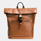 Coach Manhattan Foldover Backpack In Sport Calf Leather