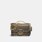 Coach Riley Top Handle 22 With Snakeskin Detail