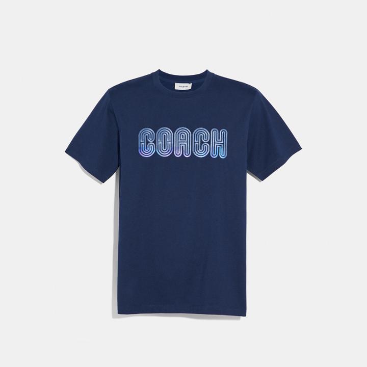 Coach Embroidered Print T-shirt